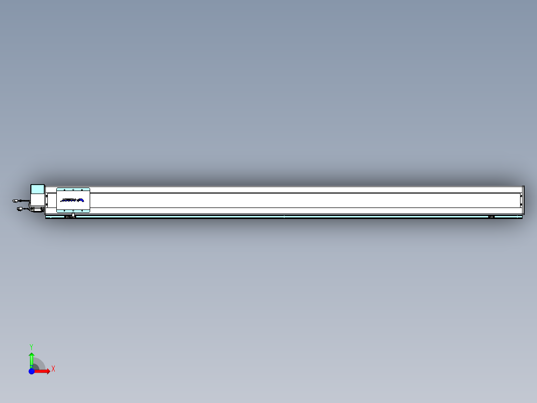 威洛博VBC同步带传动一无尘环境VBC14-L45-S2000-BRD-ZP40-C3前视图