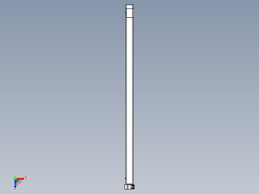 同步带全封闭直线模组TPA-HCB-105D-90-L2350-LP-Y-P20-N3俯视图