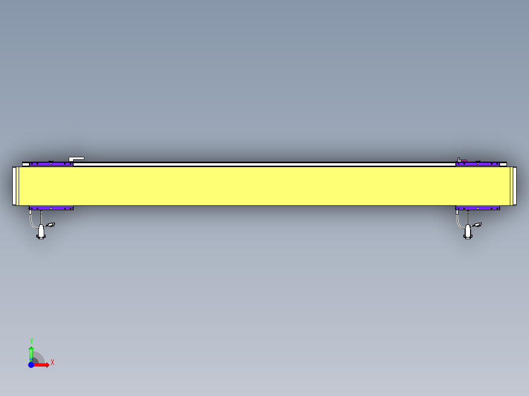 威洛博VL系列直线电机模组-2VL14S2-S1350前视图