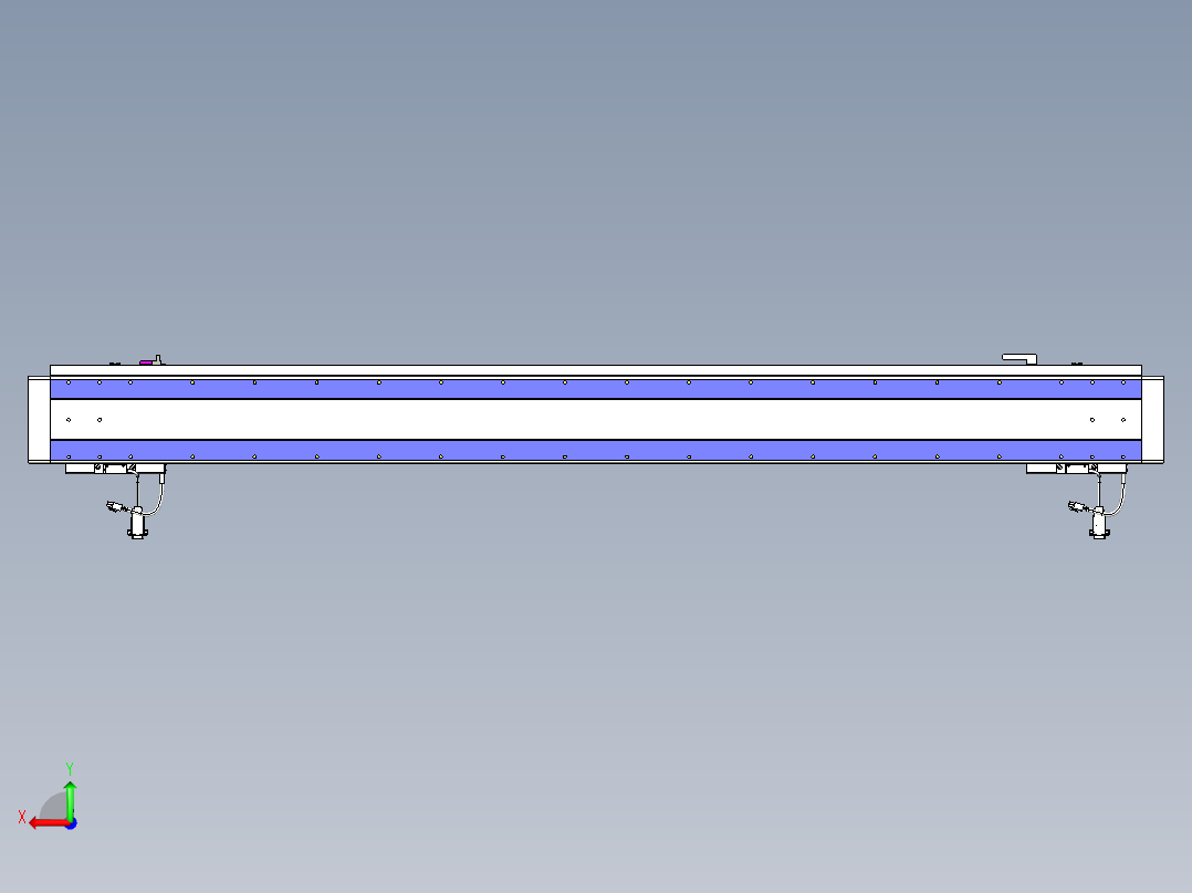 威洛博VL系列直线电机模组-2VL14S2-S1350后视图