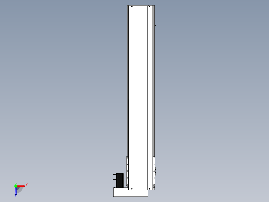 Toyo东佑达直线模组-ETH22-1150-BR-400W俯视图