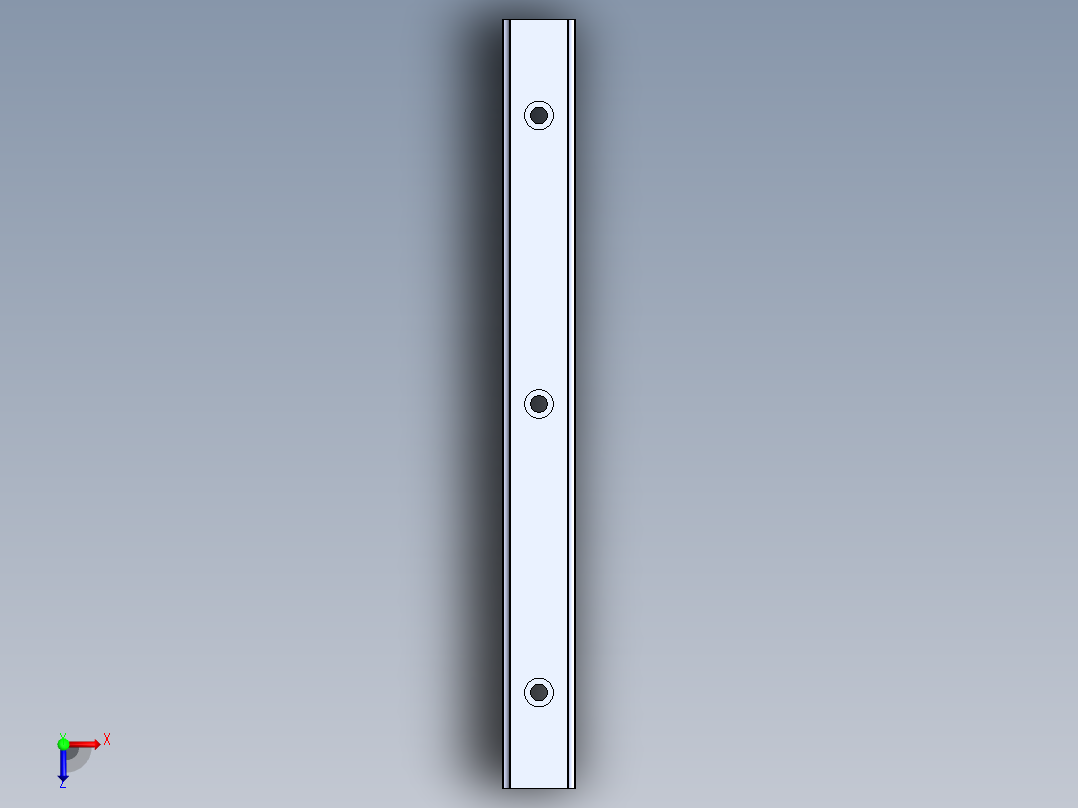 上银直线滑轨-EGH15CA俯视图