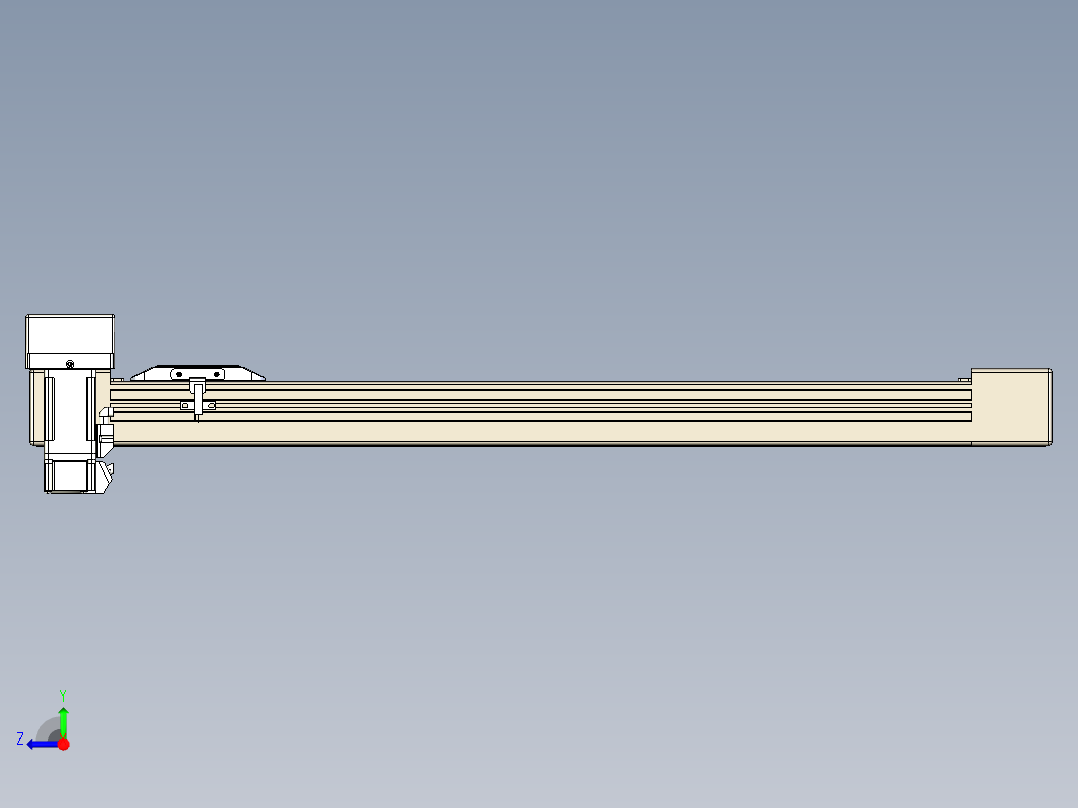 同步带全封闭直线模组TPA-HCB-65S-90-L500-MR-C-P10-N3右视图