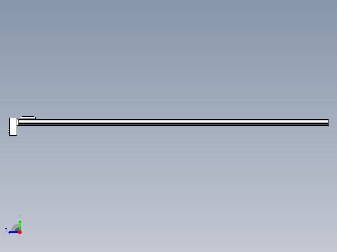 同步带全封闭直线模组TPA-HCB-105D-90-L2450-RP-Y-P20-N3右视图