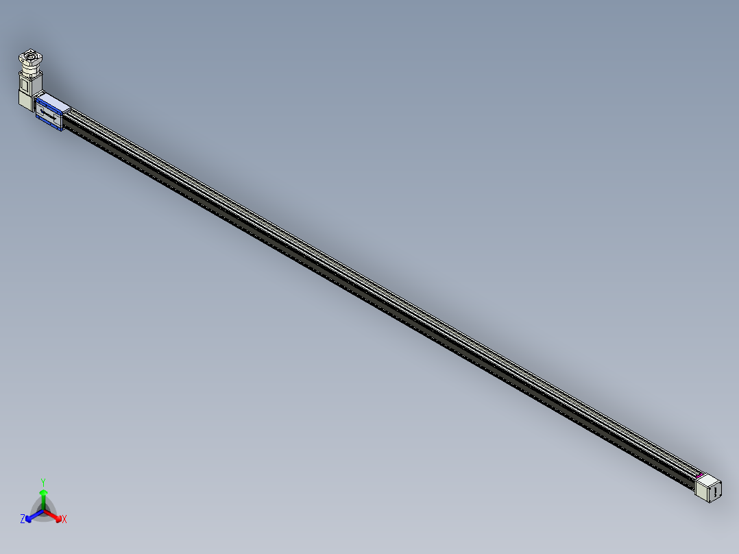 威洛博LB.GB同步带传动--欧规系列GB8-L192-S4550-BR-P75-K正等轴测图