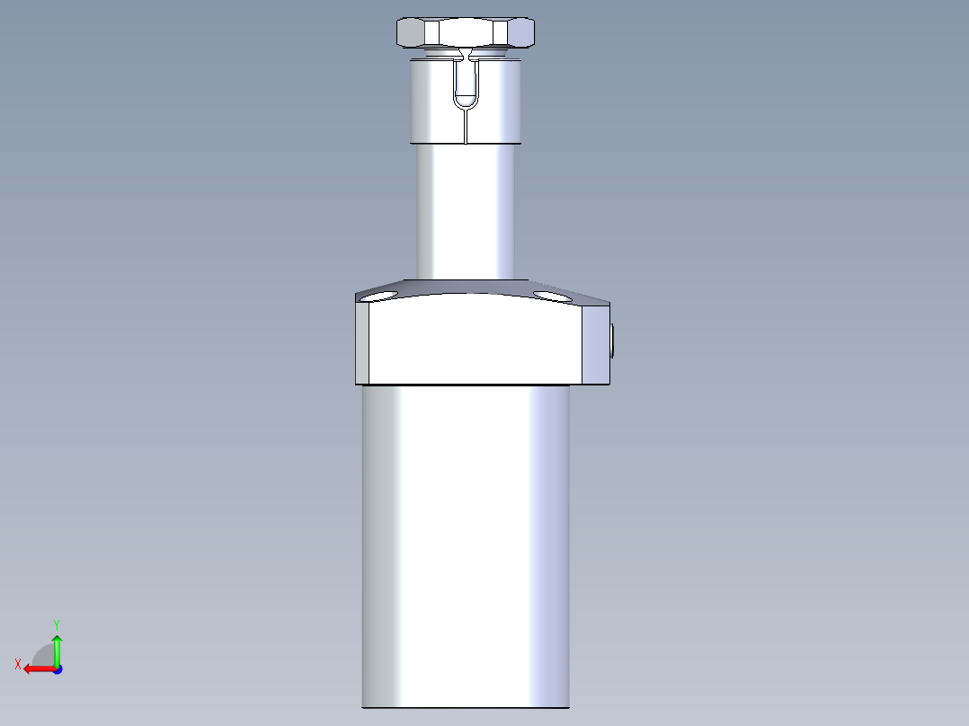 KOSMEKLHA0750-GL-Q35多系列多零件图纸模型后视图
