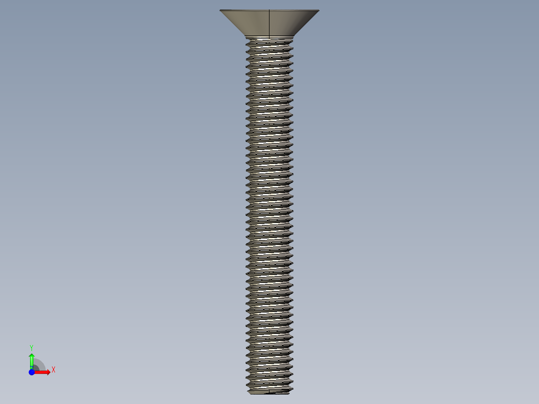 Screw_ISO_10642_M8x65_A2.STEP前视图