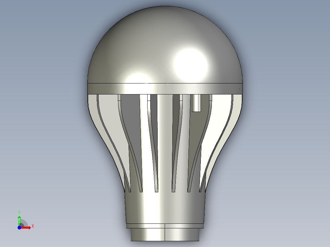 LED环泡灯前视图