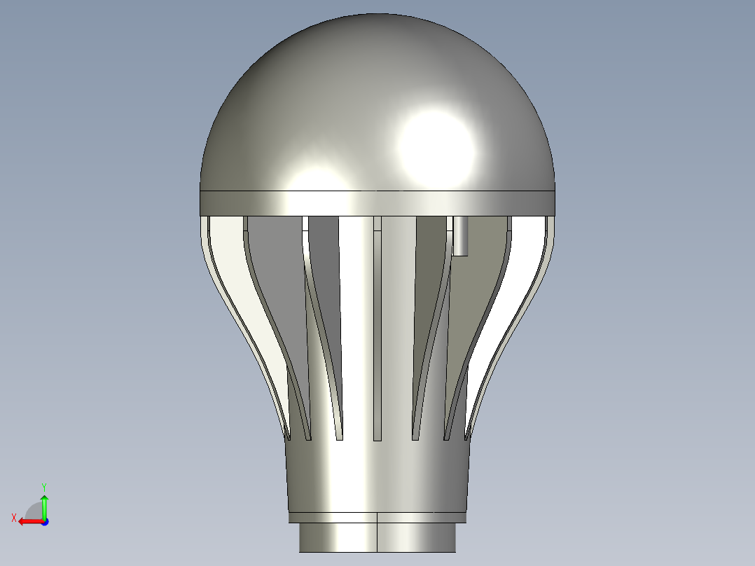 LED环泡灯后视图