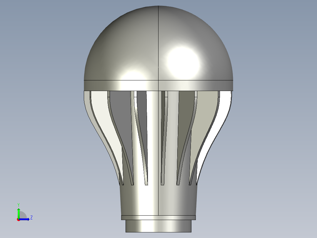 LED环泡灯左视图