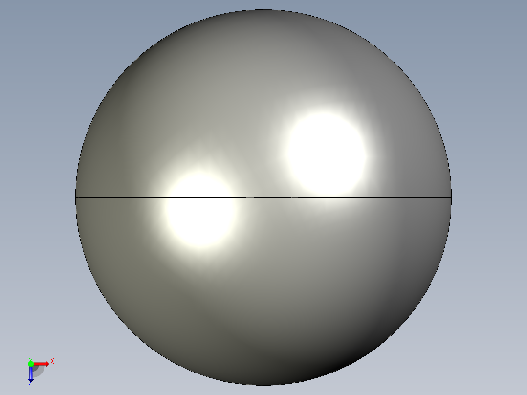 LED环泡灯俯视图