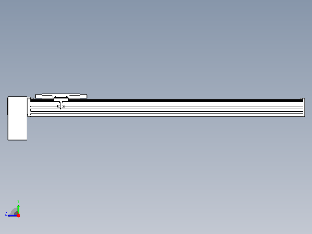 同步带全封闭直线模组TPA-HCB-14D-120-L700-RP-C-P40-N3右视图