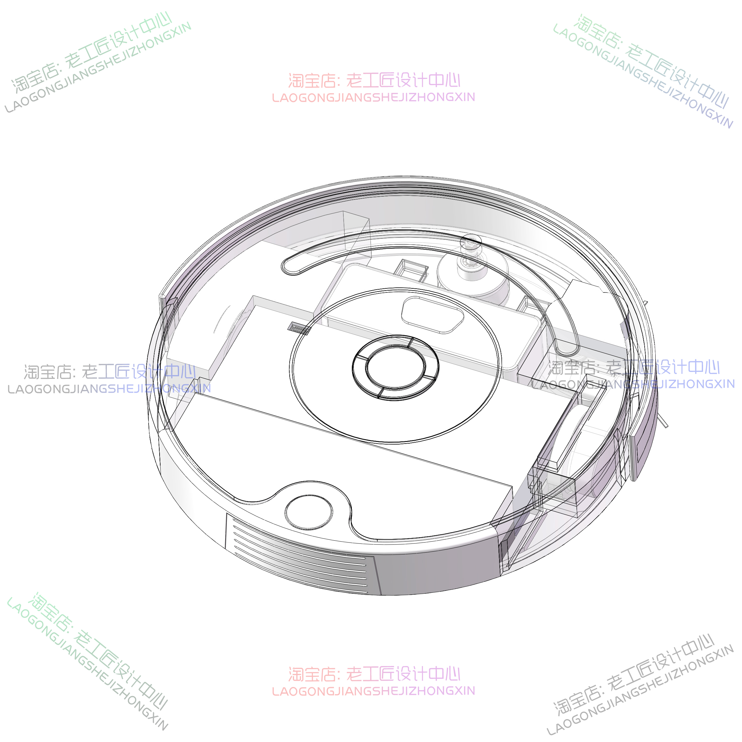045--10套扫地机器人图纸