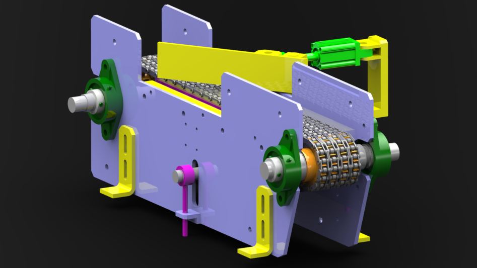 链式输送机机构