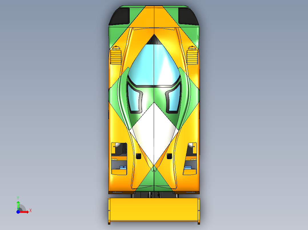 赛车-6 STP前视图