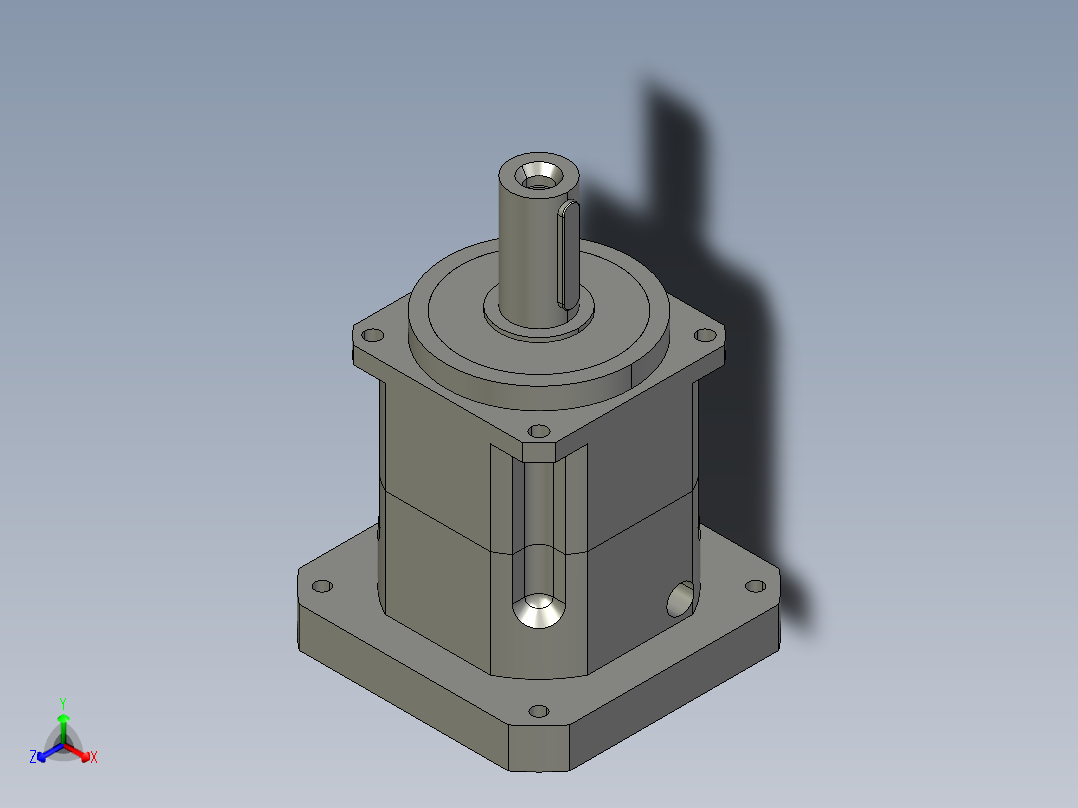 斜齿PGH142-L1 38-180-215-M12 LR83.STEP正等轴测图