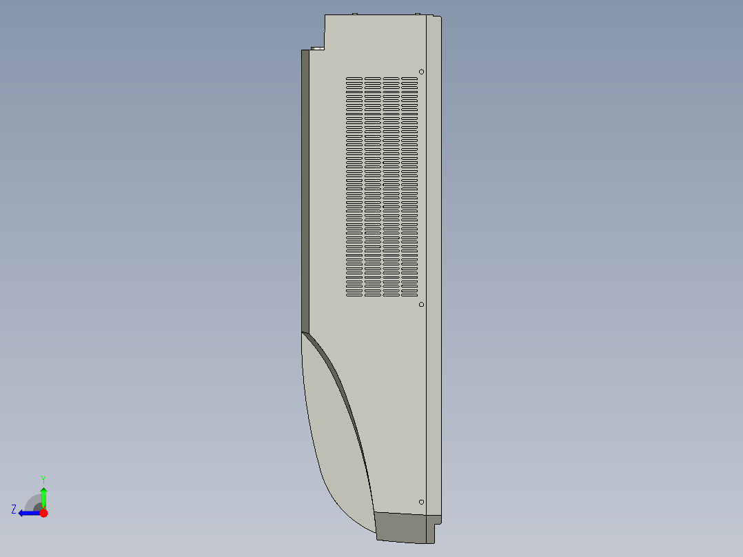 基恩士ML-Z9550_kc图纸模型右视图