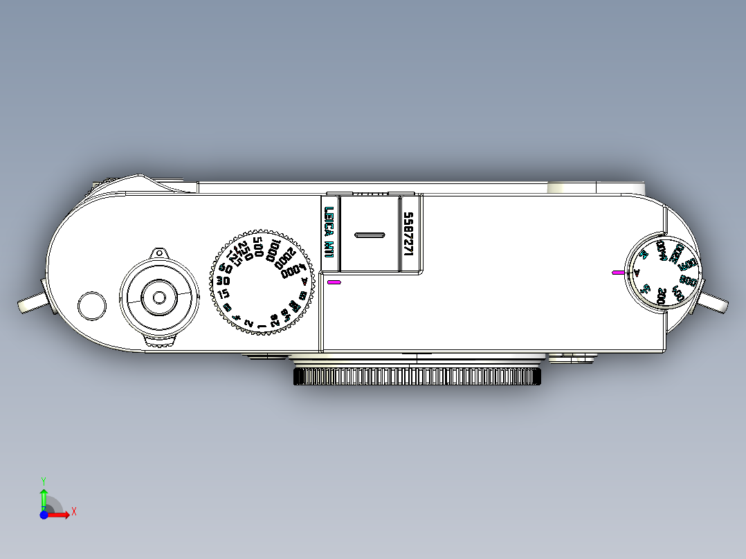 Leica徕卡M11经典相机前视图
