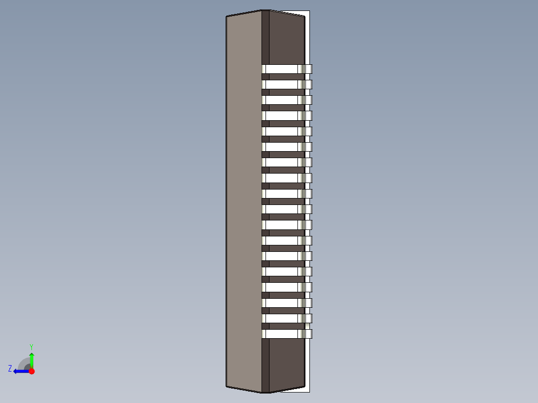 IC封装电源36引脚右视图