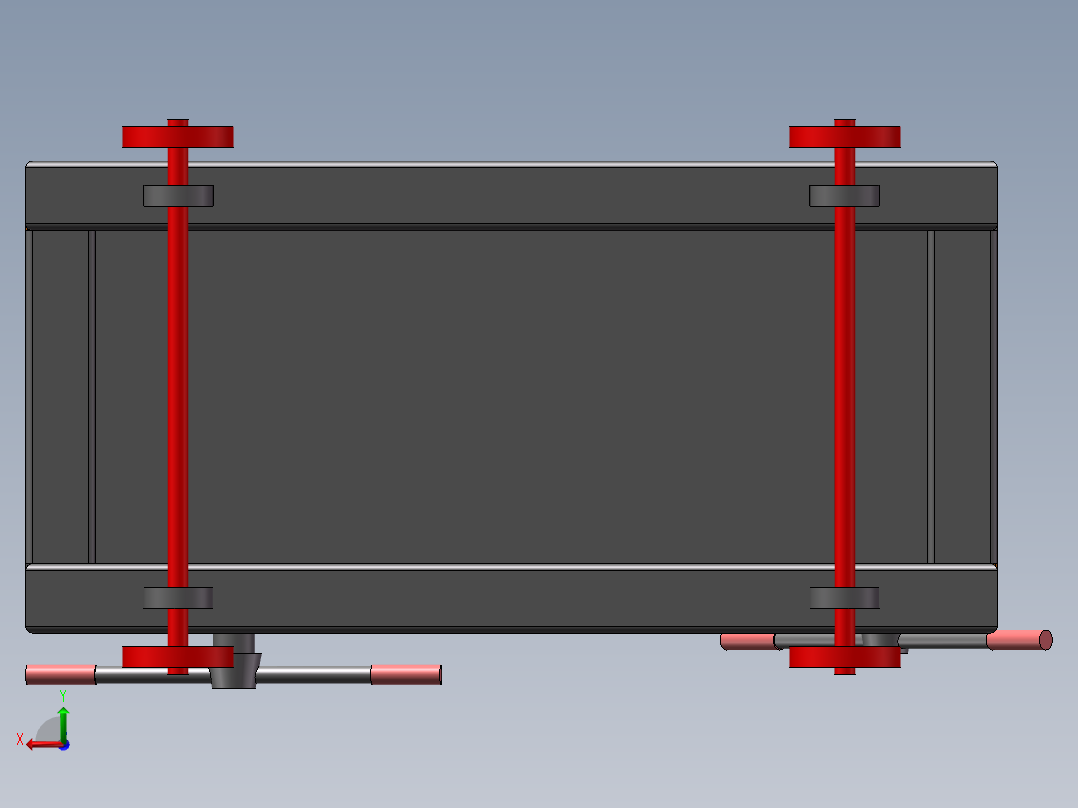 钢筋滚丝机sw18可编辑后视图