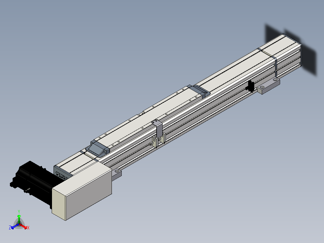 Toyo东佑达直线模组-M65-M-200-R-M40-C4主视图