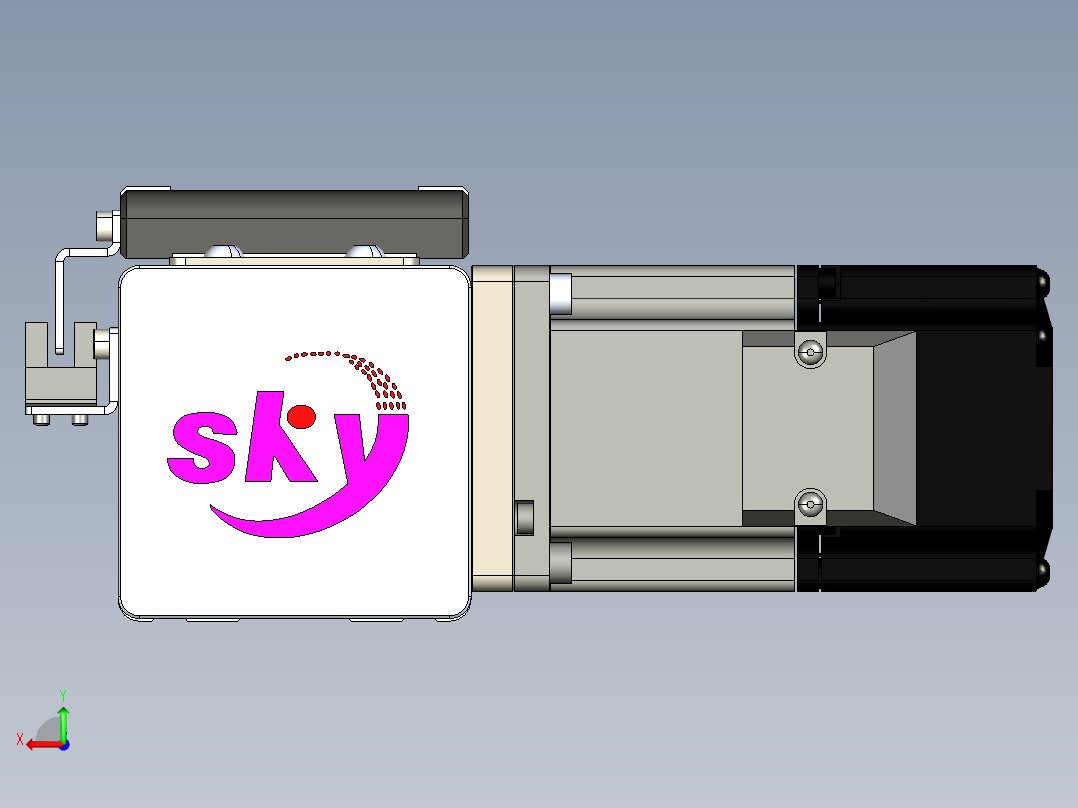 同步带滑台-欧规BC6-L120-S300-L-P40-D3后视图