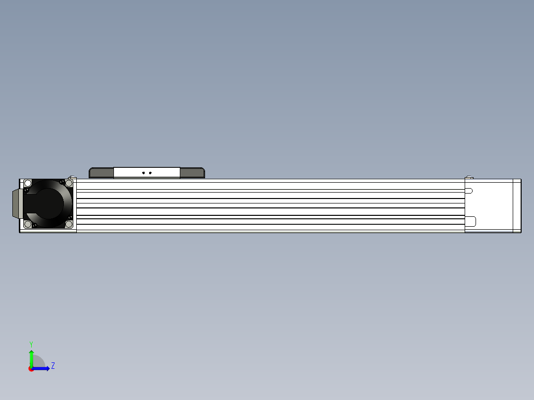 同步带滑台-欧规BC6-L120-S300-L-P40-D3左视图