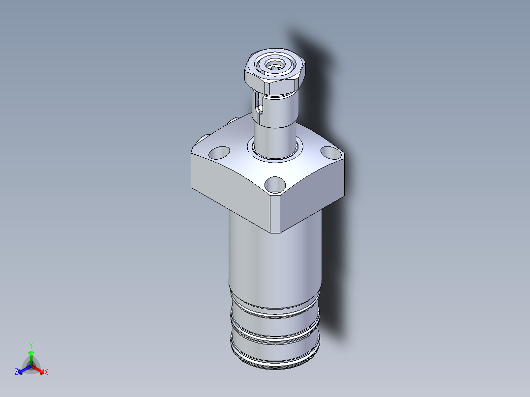 KOSMEKLHA0400-CRM多系列多零件图纸模型正等轴测图