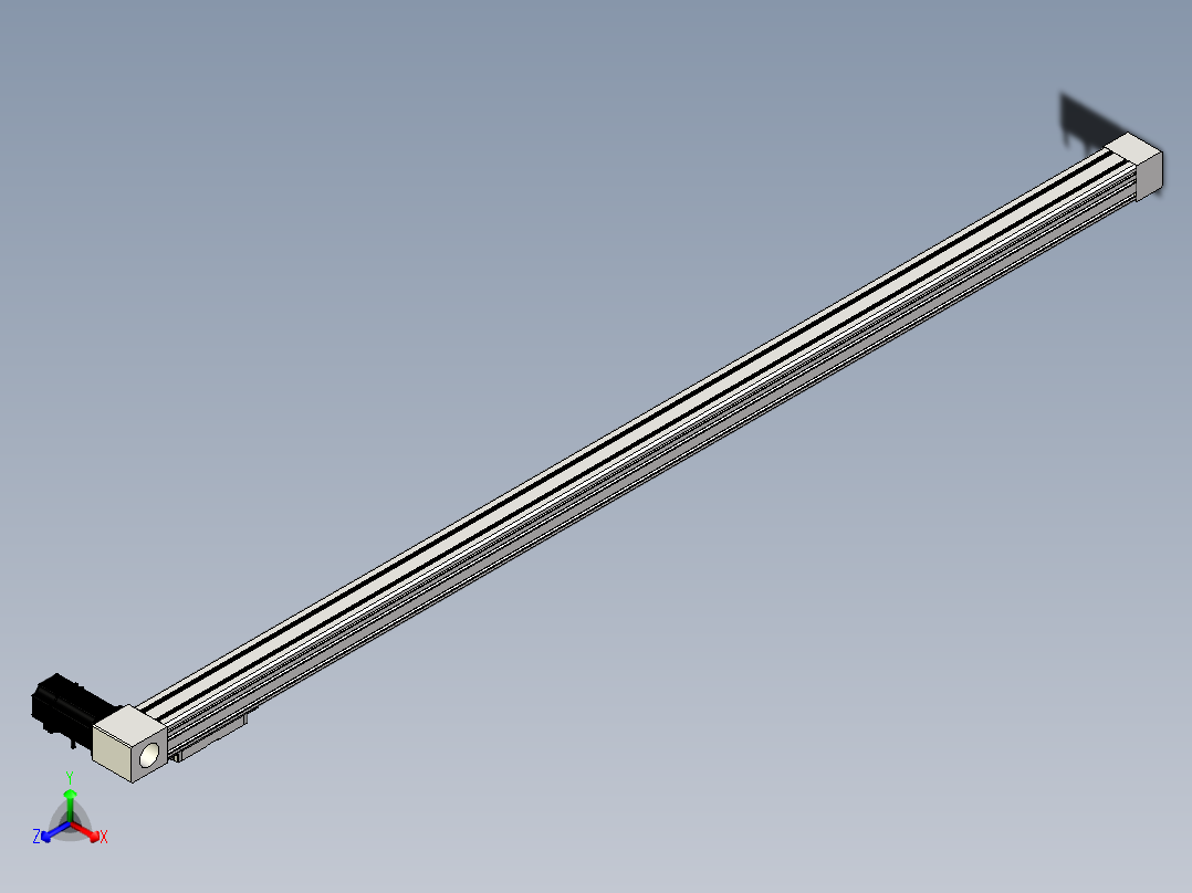 Toyo东佑达直线模组-M65M-X78-1700-L-M40-C4主视图