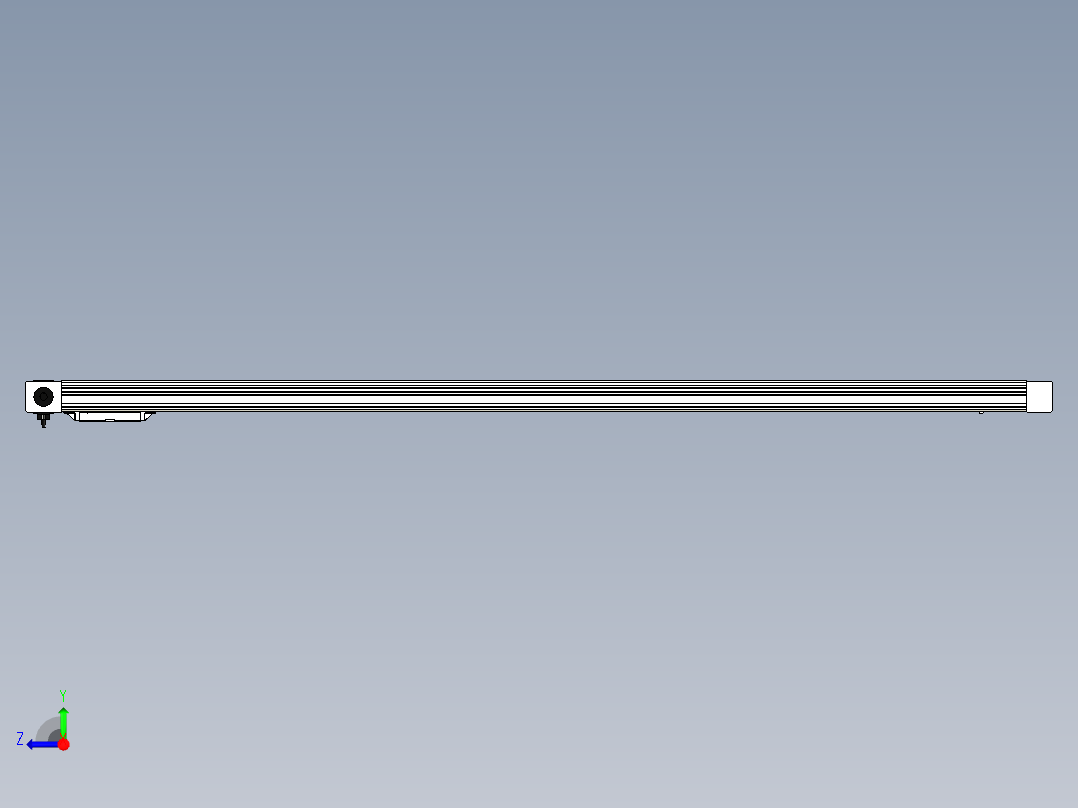 Toyo东佑达直线模组-M65M-X78-1700-L-M40-C4右视图