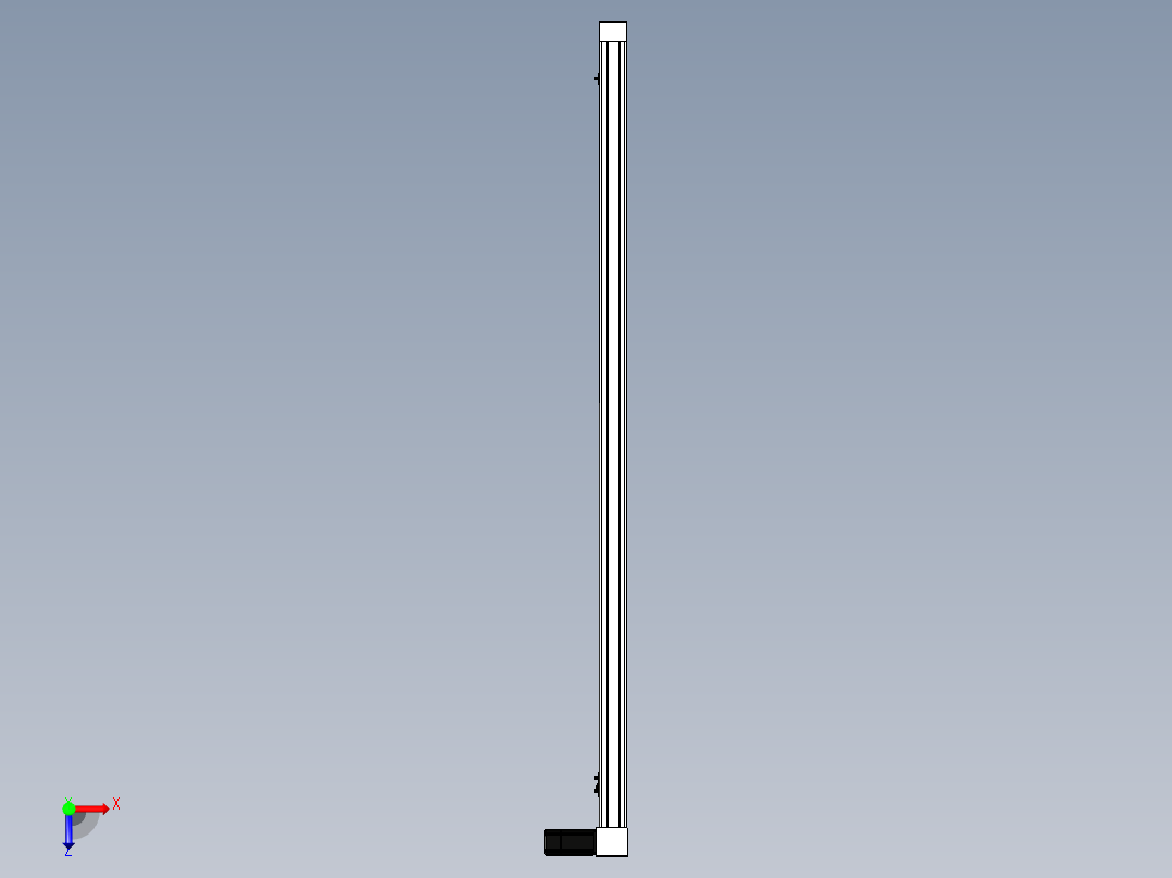Toyo东佑达直线模组-M65M-X78-1700-L-M40-C4俯视图