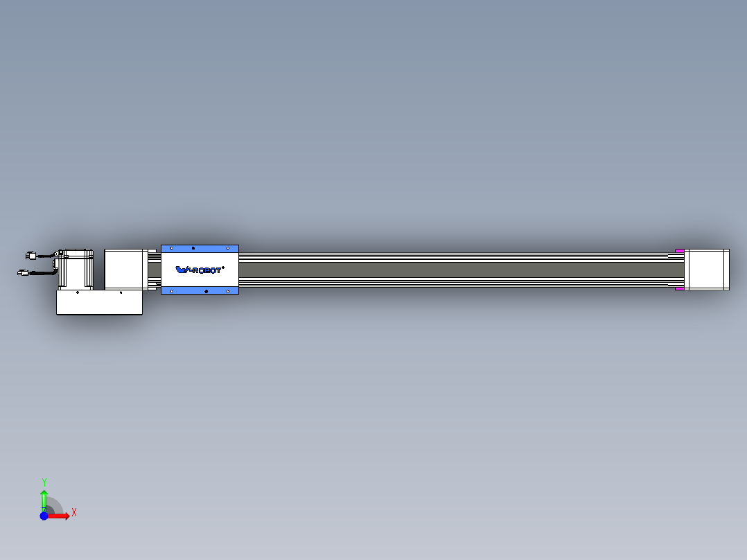 威洛博LB.GB同步带传动--欧规系列GB8-L96-S1000-BL-P75前视图