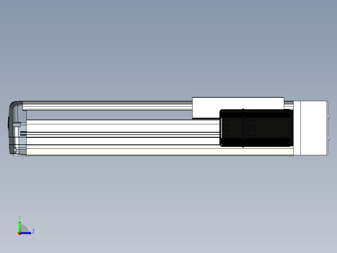 Toyo东佑达直线模组-ETH17-250-BR-M40左视图