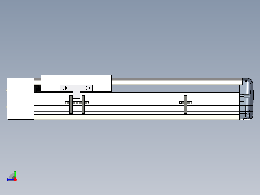 Toyo东佑达直线模组-ETH17-250-BR-M40右视图