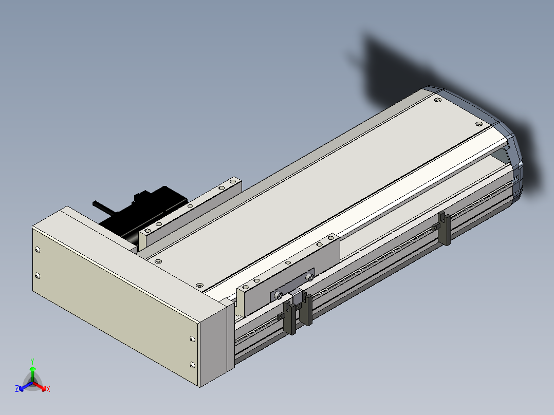 Toyo东佑达直线模组-ETH17-250-BR-M40正等轴测图