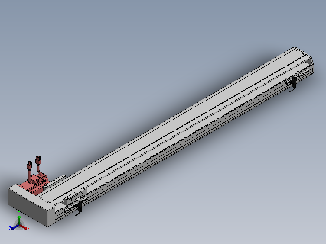 精密模组MY100-T10-950L-BR-P20B-C4-C正等轴测图