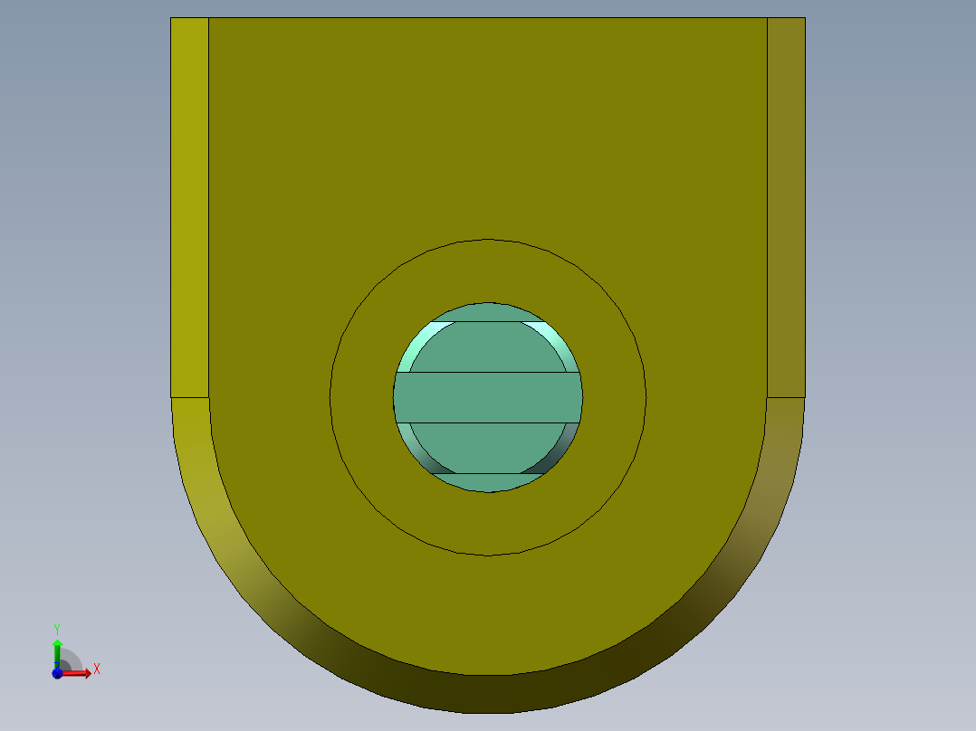 S7 长行程电磁铁前视图