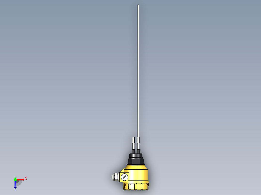 超声波设备MULTIPROBE-ENCLOSURE-2-PROBES+REFERENCE-PROBE-PBT-ENCLOSURE-1.5in-BSP-THREAD俯视图