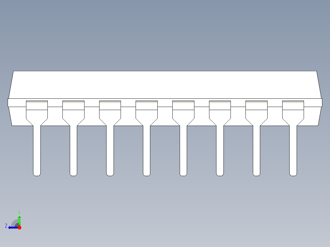 电容器 二极管 电阻器-IGES Resistor 330 Ohm 4116R-1-331LF右视图