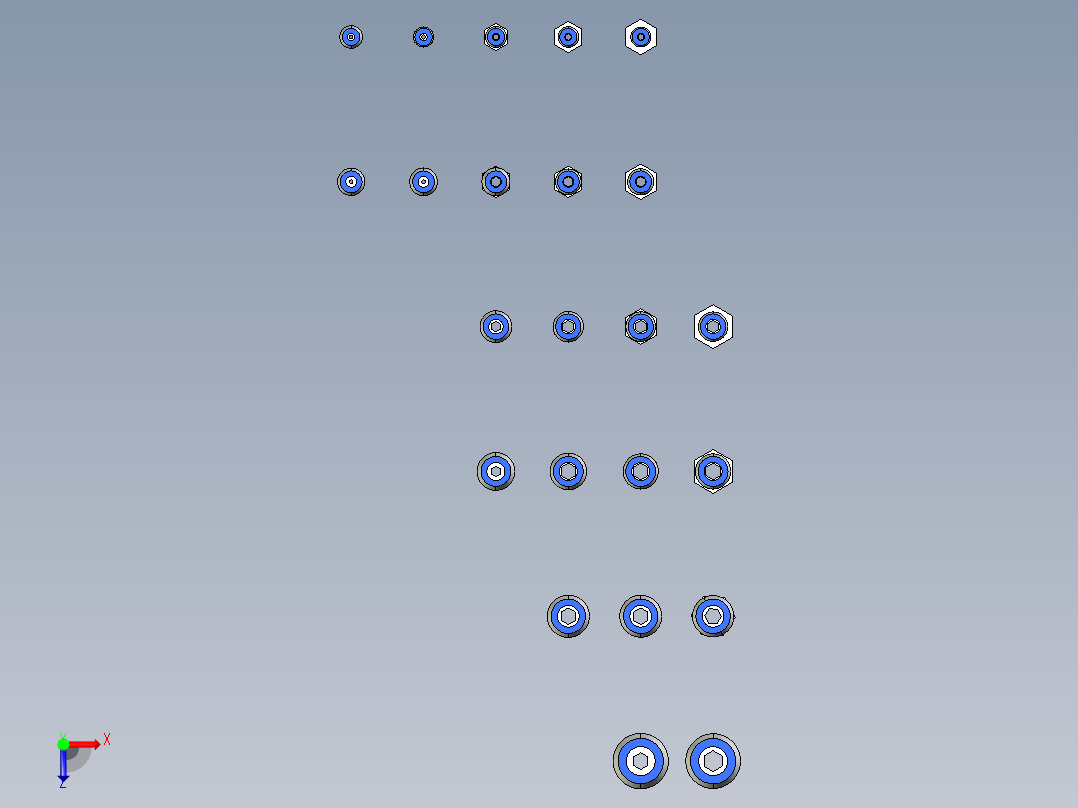 CONEXÃO RETA.STEP俯视图