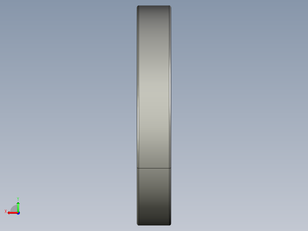 深沟球轴承6048后视图