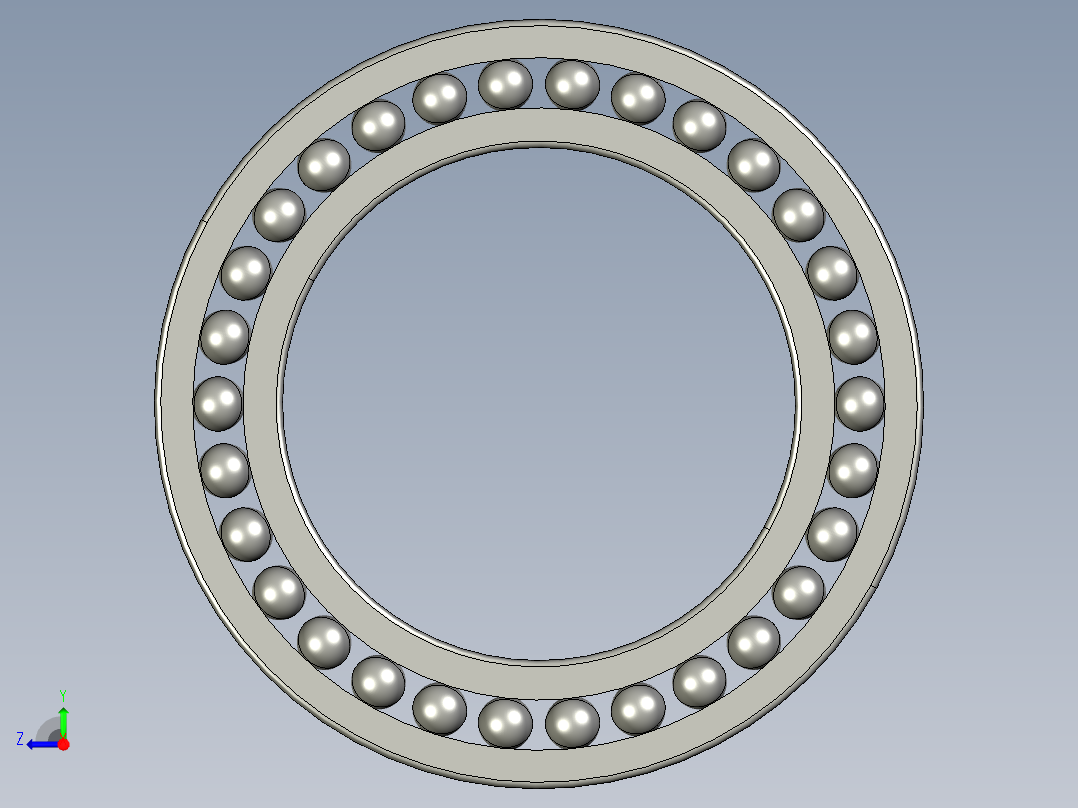 深沟球轴承6048右视图