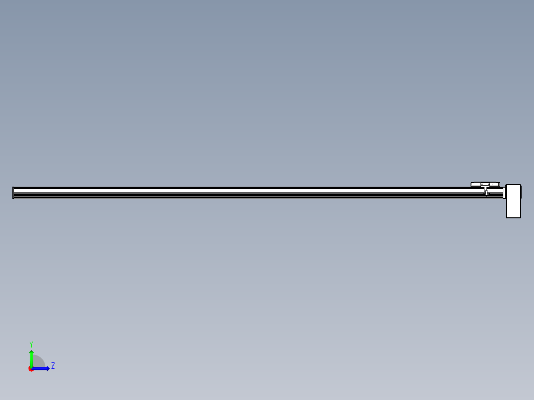 同步带全封闭直线模组TPA-HCB-105D-90-L2000-LP-C-P20-N3左视图