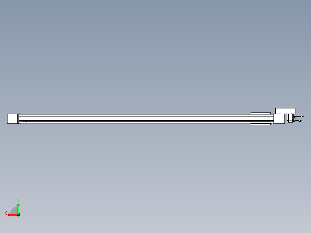 威洛博LB.GB同步带传动--欧规系列GB8-L96-S2100-BR-P40后视图