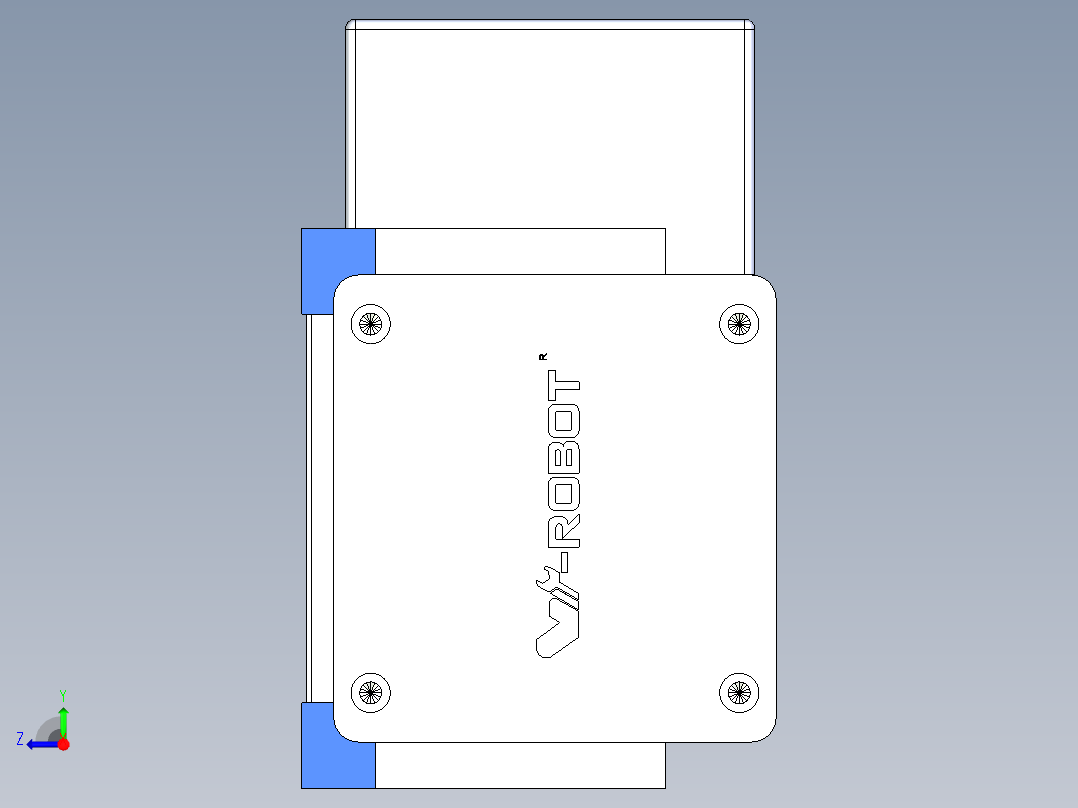威洛博LB.GB同步带传动--欧规系列GB8-L96-S2100-BR-P40右视图