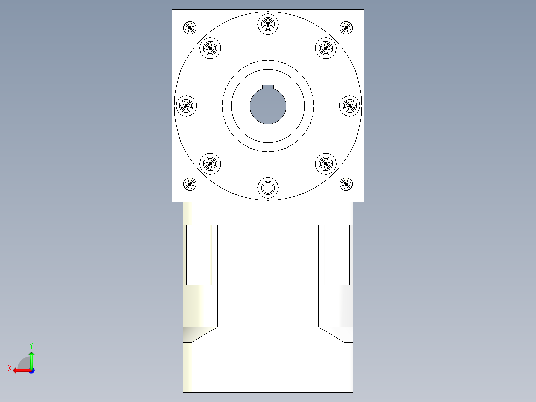 换向器PW210双孔 PLX180-L1 35-114.3-200-M12.stp后视图