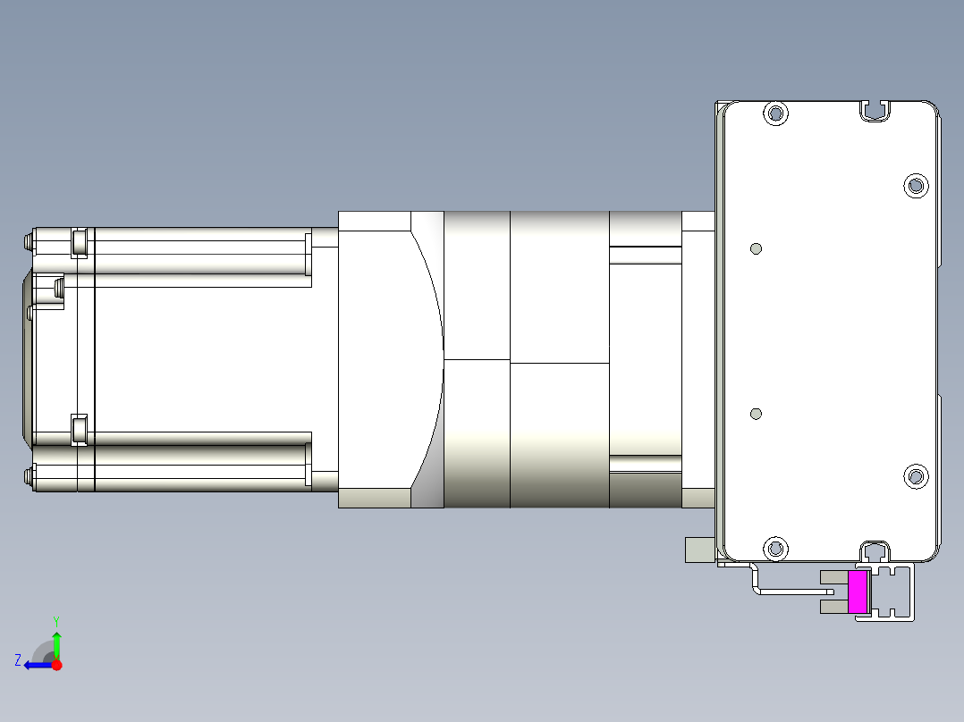 威洛博VG 系列模组VG14-L45π-S200-BC-ZP40B-C3-K右视图