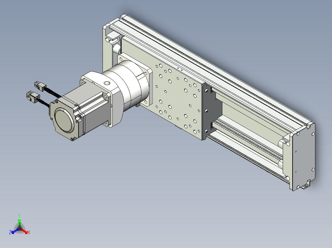 威洛博VG 系列模组VG14-L45π-S200-BC-ZP40B-C3-K正等轴测图