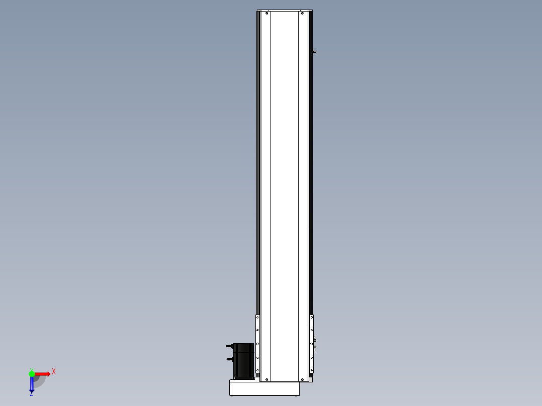 Toyo东佑达直线模组-ETH22-1150-BR-750W俯视图