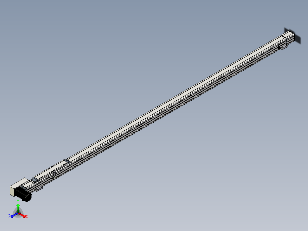 Toyo东佑达直线模组-M65-M-L52-2250-L-T40-C4主视图